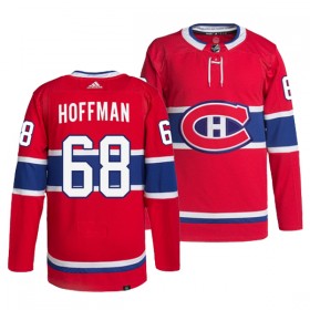 Montreal Canadiens Hockeydrakt Mike Hoffman 68 Rød Adidas Authentic - Herre